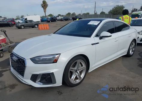 2022 Audi A5 Sportback Premium 45 Tfsi S Line Quattro S Tronic из США, поврежденный, VIN WAUDACF56NA021405